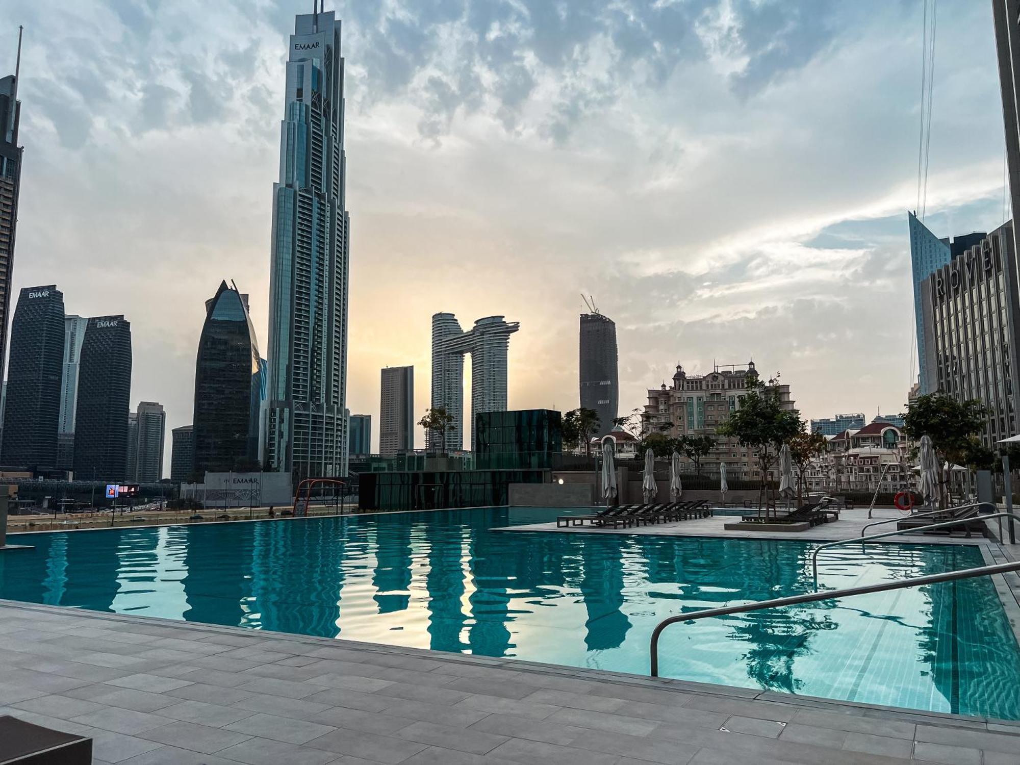 Stunning Burj View Dubai Mall Access Infinity Pool Apartamento Exterior foto